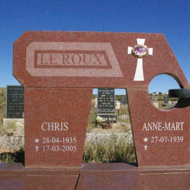 ROUX Chris, le 1935-2005 &amp; Anne-Mart 1939- 