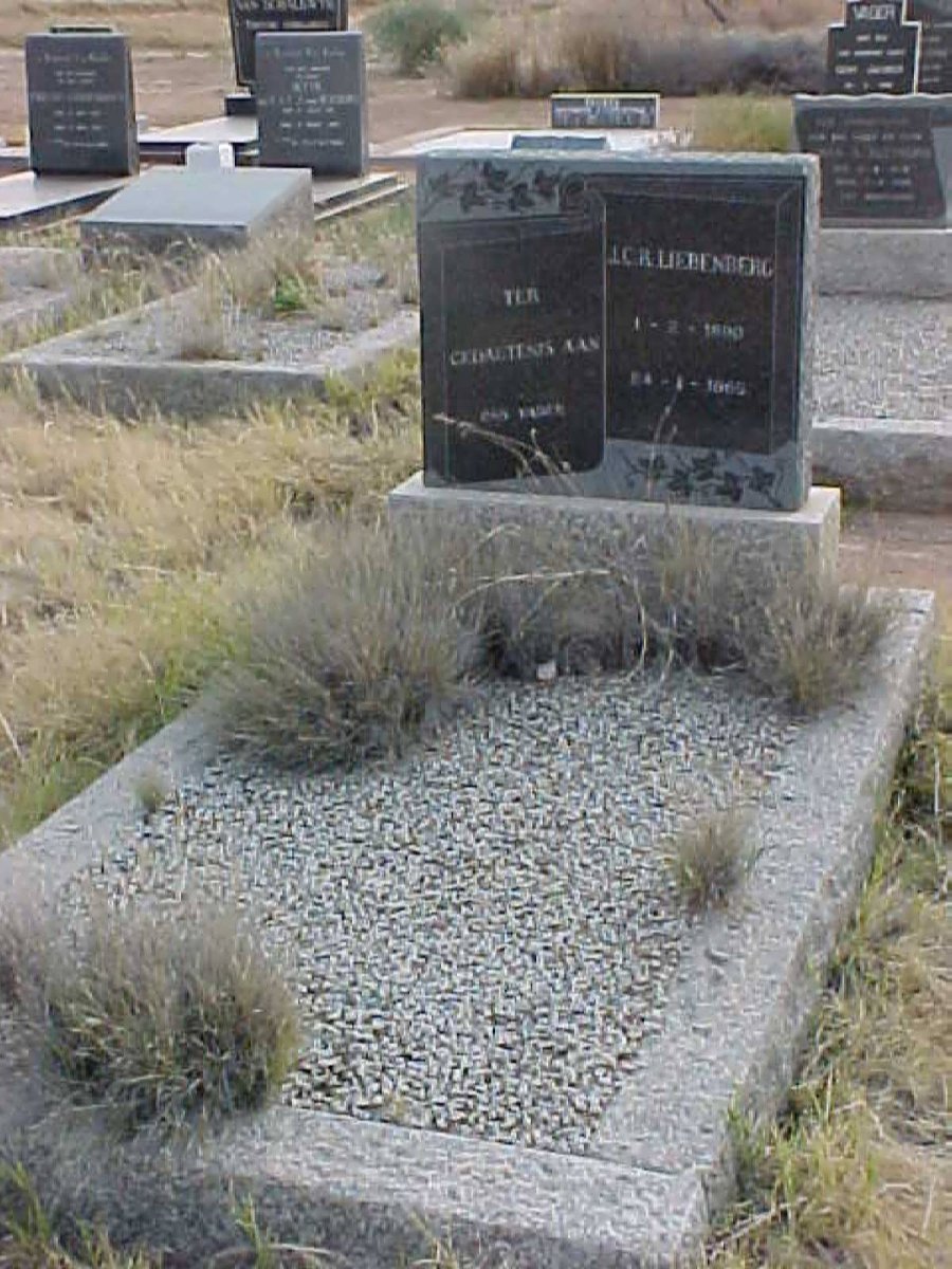 LIEBENBERG J.C.R. 1890-1965