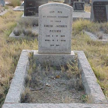 PIETERSE Gideon Jacobus 1893-1958