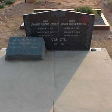 Zyl Johannes Alberts Jocobus 1909-1975 &amp; Johanna Martha Albretha 1902-1978