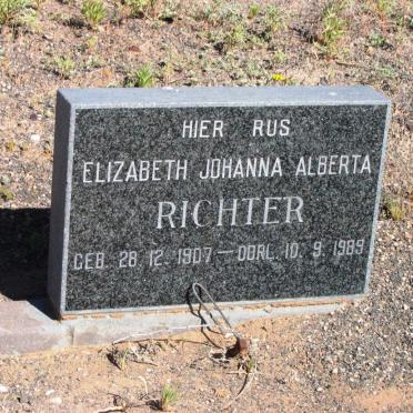 RICHTER Elizabeth Johanna Alberta 1907-1989
