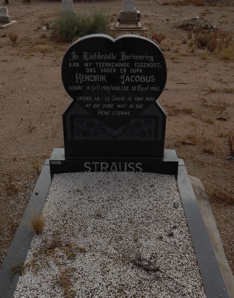 STRAUSS Hendrik Jacobus 1920-1983