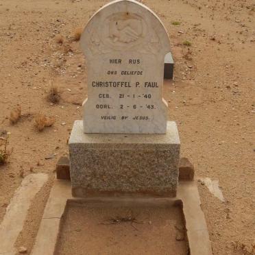 FAUL Christoffel P. 1940-1943