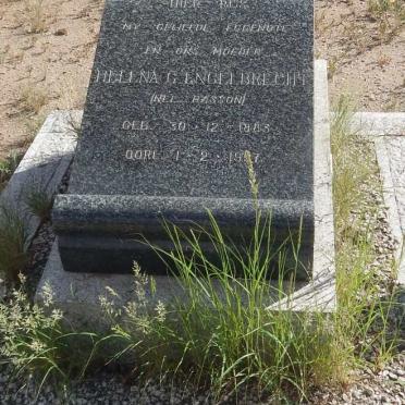 ENGELBRECHT Barend Johannes 1882-1958 &amp; Helena G. BASSON 1883-1957