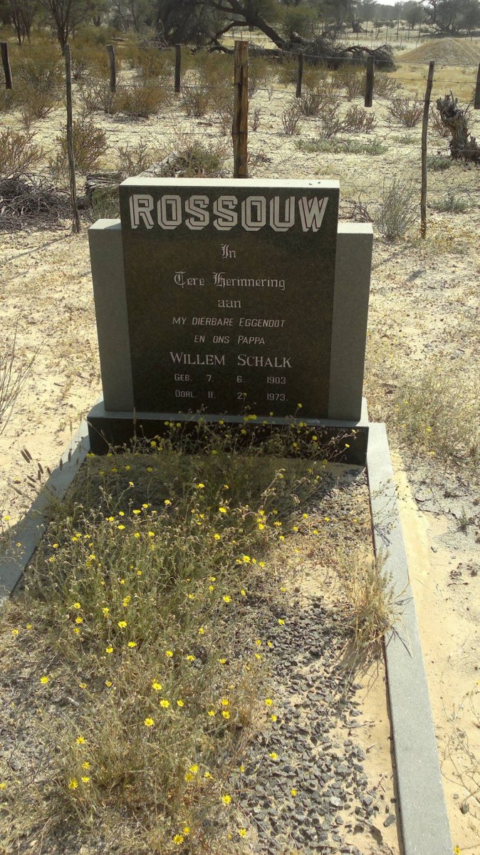 ROSSOUW Willem Schalk 1903-1973