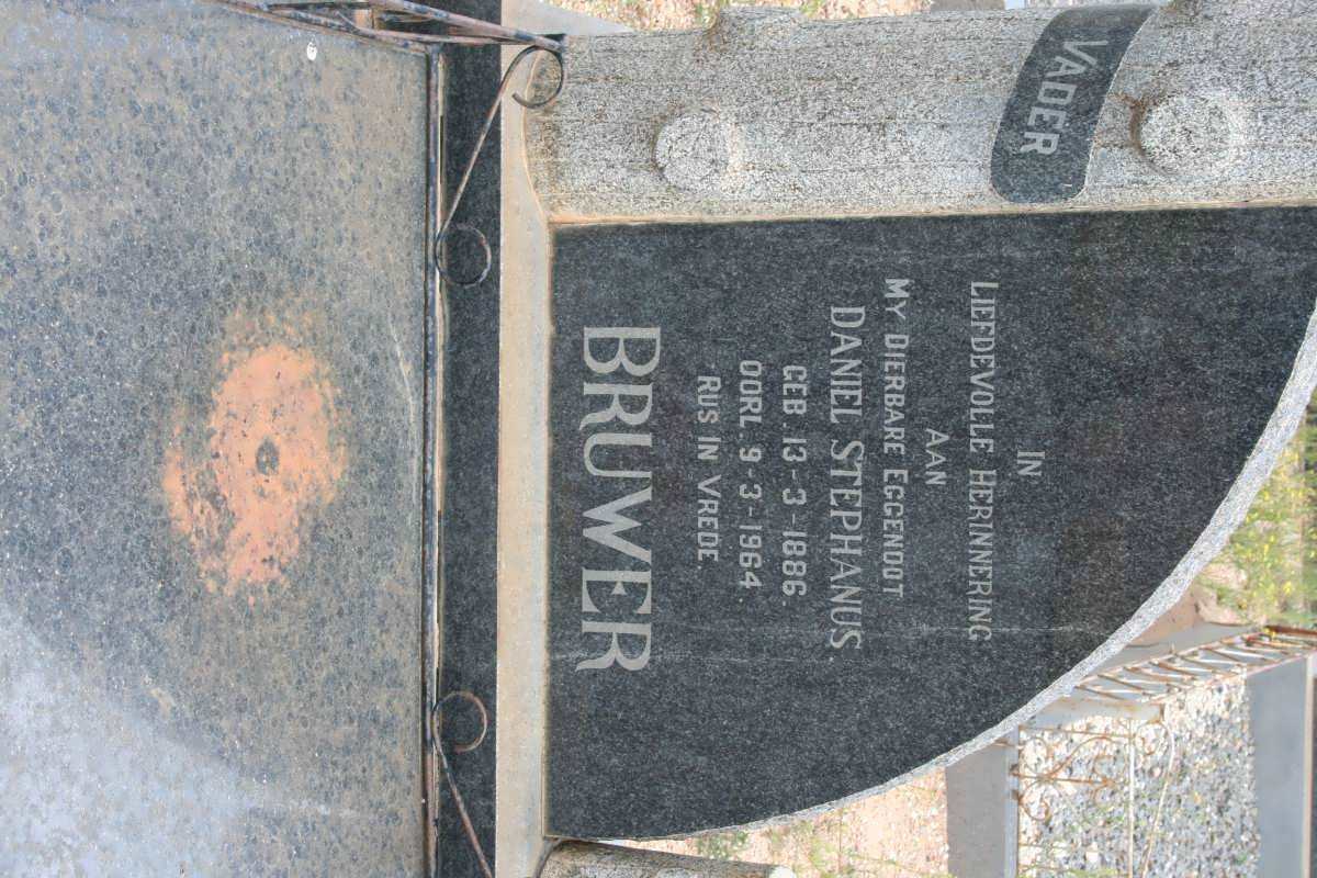 BRUWER Daniel Stephanus 1886-1964