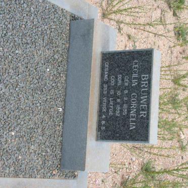 BRUWER Cecilia Cornelia 1895-1992