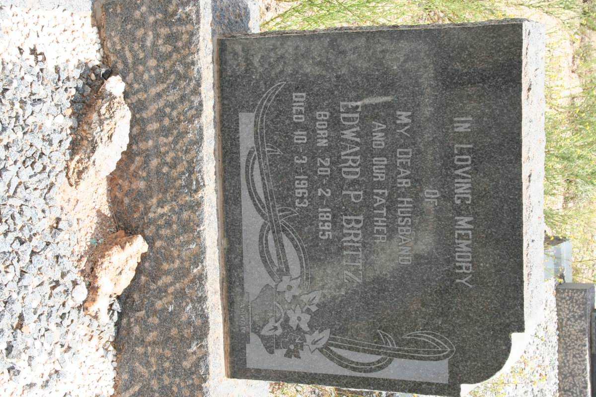 BRITTZ Edward P. 1895-1963