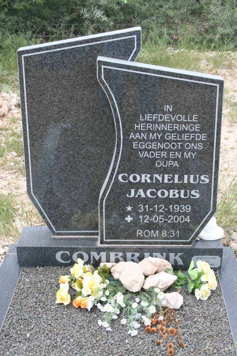 COMBRINK Cornelius Jacobus 1939-2004
