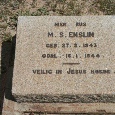 ENSLIN M.S. 1943-1944