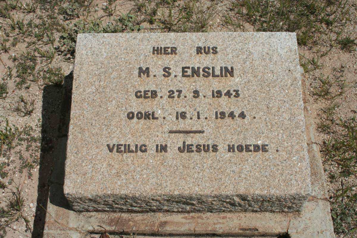 ENSLIN M.S. 1943-1944