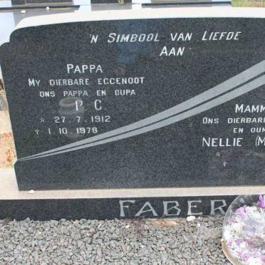 FABER P.C. 1912-1978 &amp; Nellie MULLER