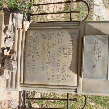 GROVE Gerhardus v.d. Byl 1929-1932 :: GROVE Gerhardus v.d. Byl 1933-1934