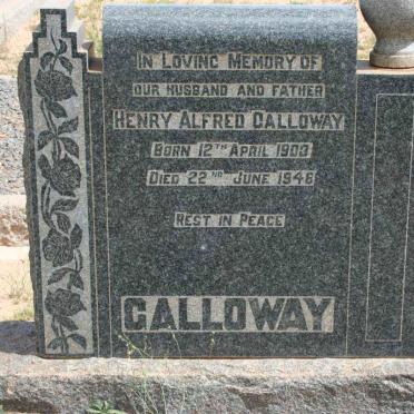 GALLOWAY Henry Alfred 1903-1946