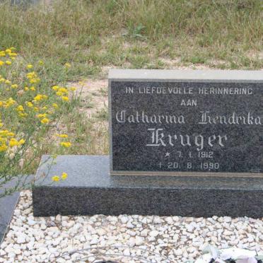 KRUGER Catharina Hendrika 1912-1990
