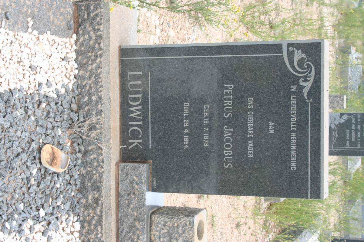 LUDWICK Petrus Jacobus 1879-1954