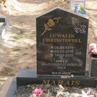 MARAIS Luwalin Chrisstoffel 1976-2015