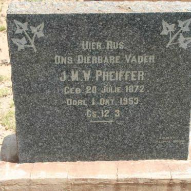 PHEIFFER J.M.W. 1872-1953