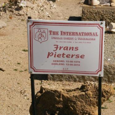 PIETERSE Frans 1978-2010