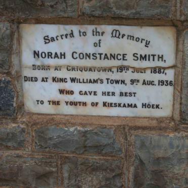 SMITH Norah Constance 1887-1936