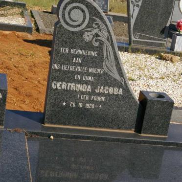 TOIT Frederick, du 1921-1979 &amp; Gertruida Jacoba FOURIE 1928-