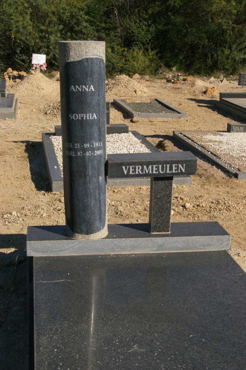 VERMEULEN Anna Sophia 1915-2009