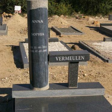 VERMEULEN Anna Sophia 1915-2009