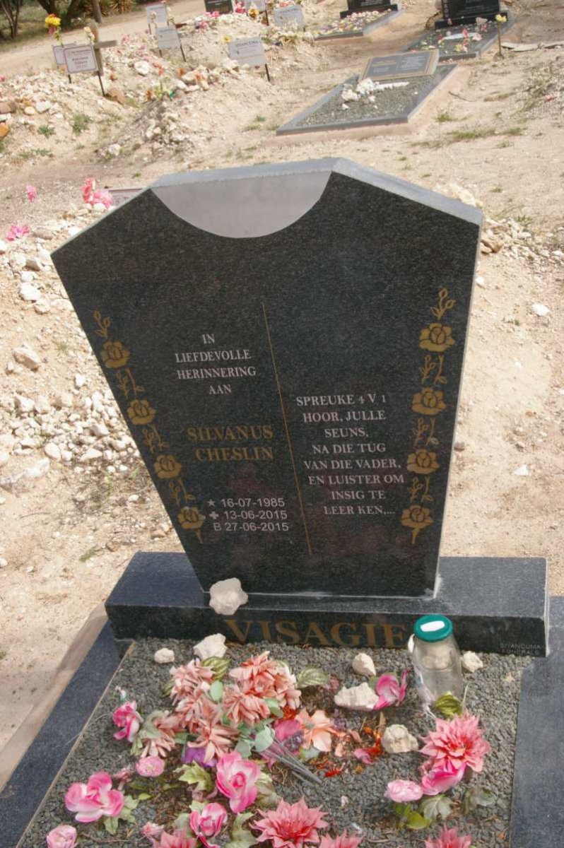 VISAGIE Silvanus Cheslin 1985-2015