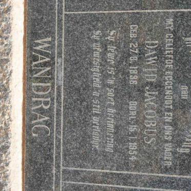WANDRAG Dawid Jacobus 1898-1954