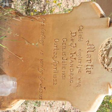 WANDRAG Martie 1931-1932