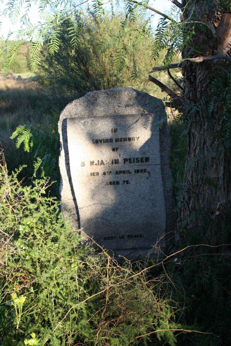 PEISER Benjamin -1922