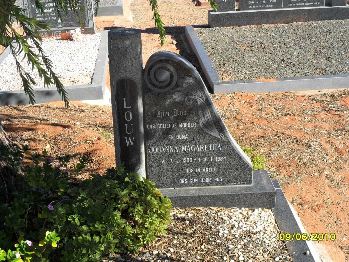 LOUW Johanna Margaretha 1908-1984