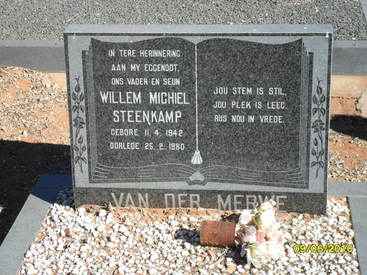 MERWE Willem Michiel Steenkamp, van der 1942-1980