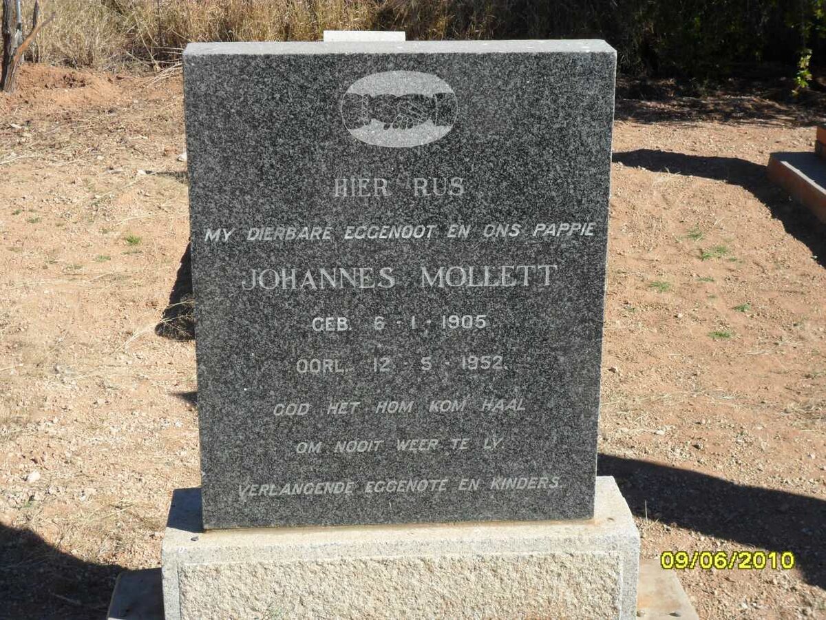 MOLLETT Johannes 1905-1952