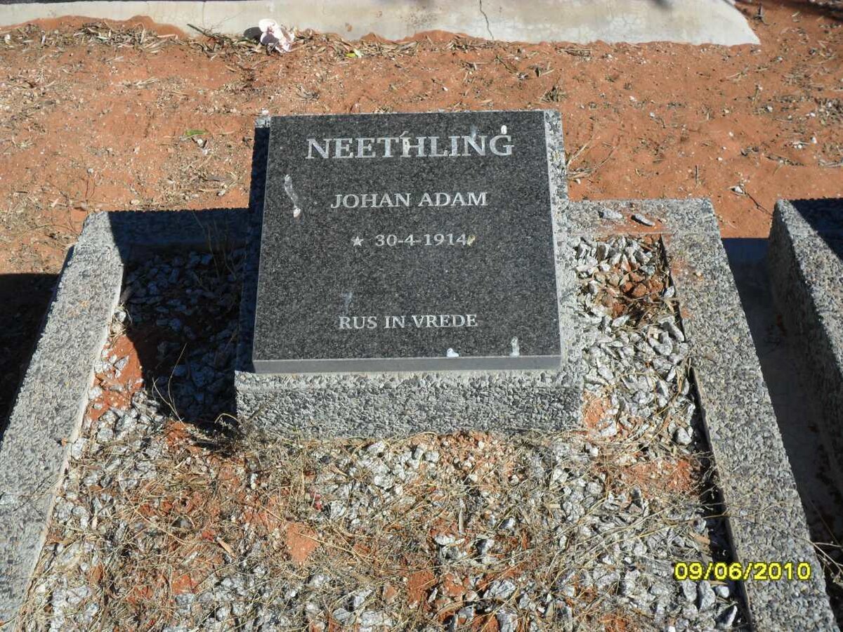 NEETHLING Johan Adam 1914-