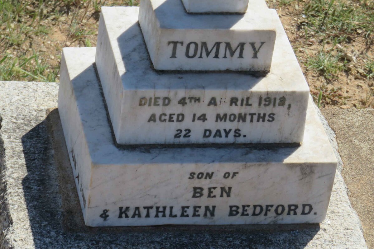 BEDFORD Tommy -1912
