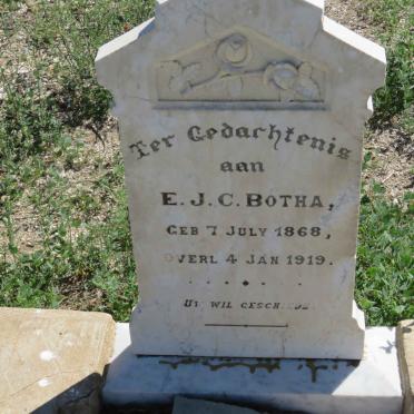 BOTHA E.J.C. 1868-1919