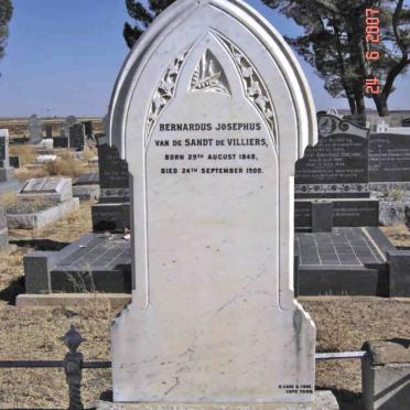 VILLIERS Bernardus Josephus van de Sandt, de 1848-1900