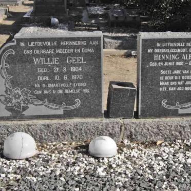 GEEL Henning Albert 1900-1956 &amp; Willie GEEL 1904-1970