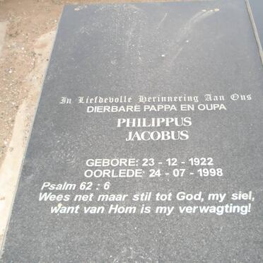GREEFF Philippus Jacobus 1922-1998
