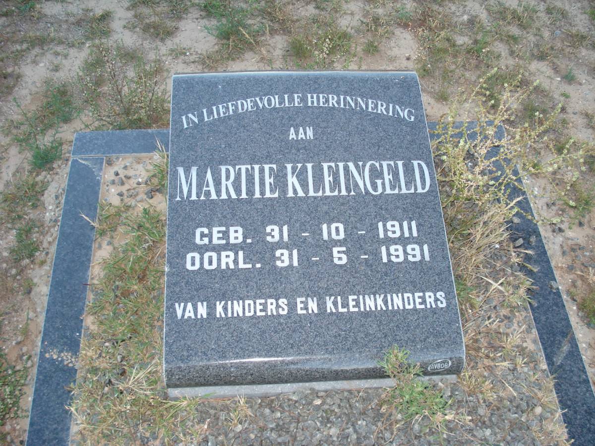 KLEINGELD Martie 1911-1991