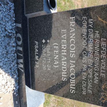 LOUW Francois Jacobus Everhardus 1941-2007