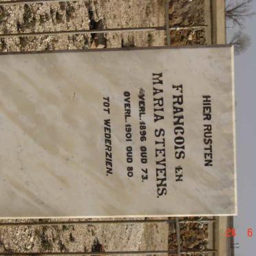 STEVENS Francois -1896 &amp; Maria -1901