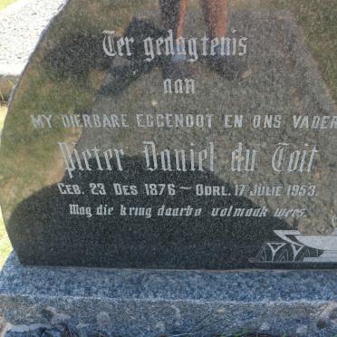 TOIT Pieter Daniel, du 1876-1953