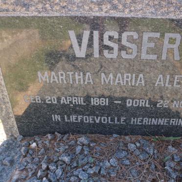 VISSER Martha Maria Aletta 1881-1948