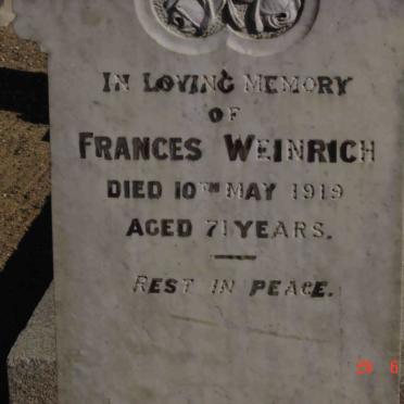 WEINRICH Frances - 1919