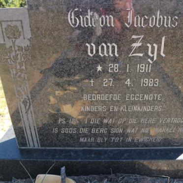 ZYL Gideon Jacobus, van 1911-1983