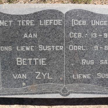 ZYL Bettie, van nee UNGERER 1913-1951