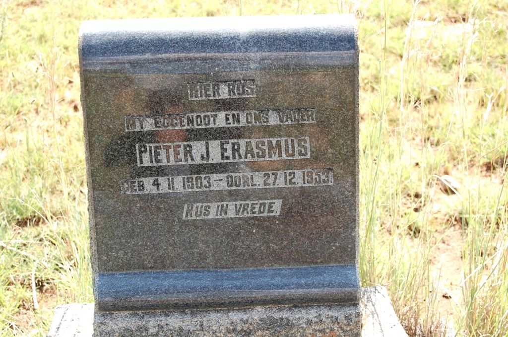 ERASMUS Pieter J. 1903-1953