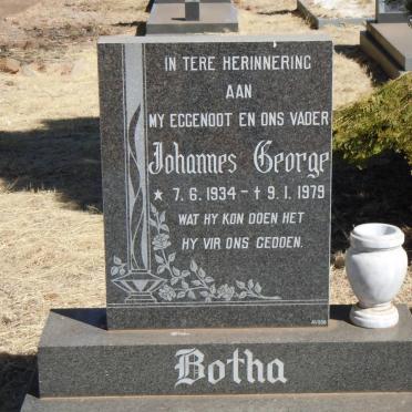 BOTHA Johannes George 1934-1979
